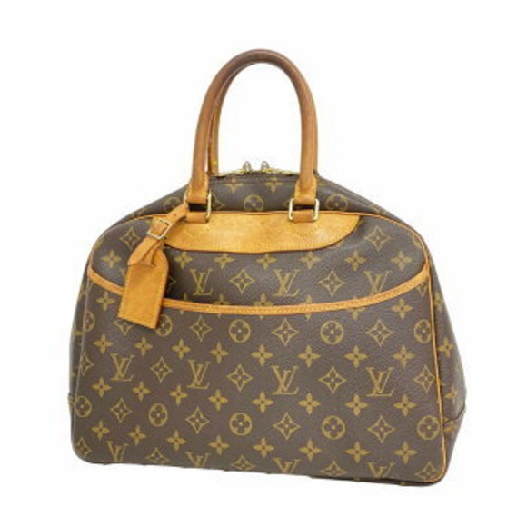Louis Vuitton Monogram Deauville Handbag Brown - Picture 1 of 9